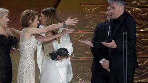 «És una mica estrany»: l’insòlit premi compartit dels Goya té un únic precedent
