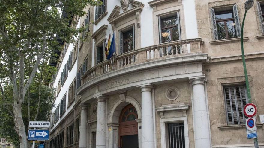 Exterior de la sede judicial de Vía Alemania, en Palma.