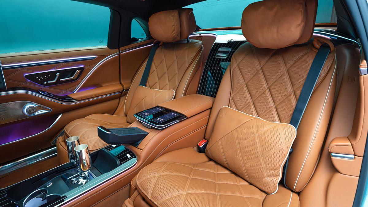 Plazas traseras del Mercedes Maybach Clase S