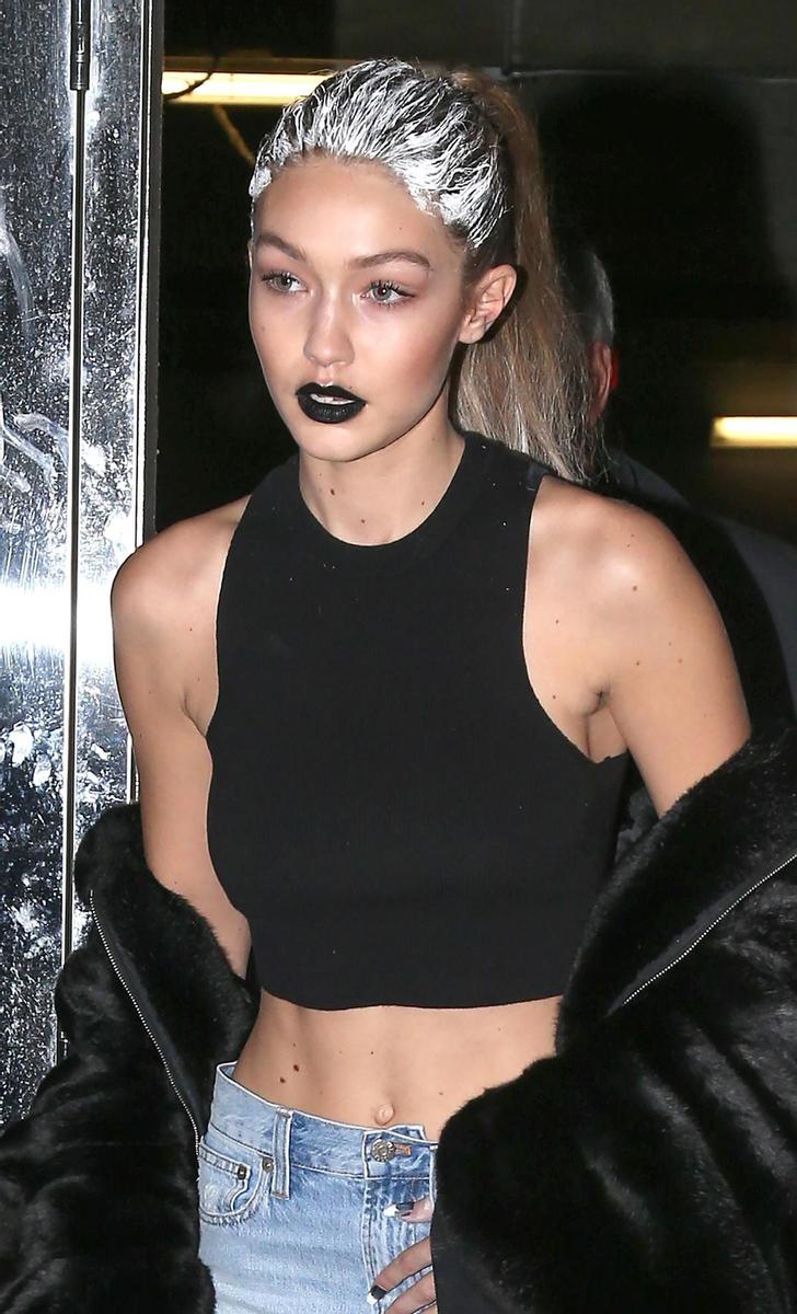 Gigi Hadid tras el desfile de Fenty Puma by Rihanna