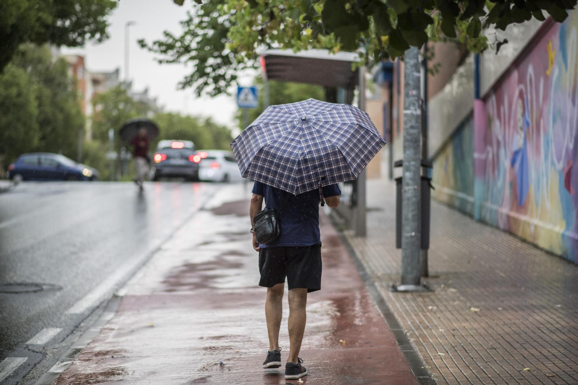 La región está este jueves en alerta amarilla por lluvias y tormentas