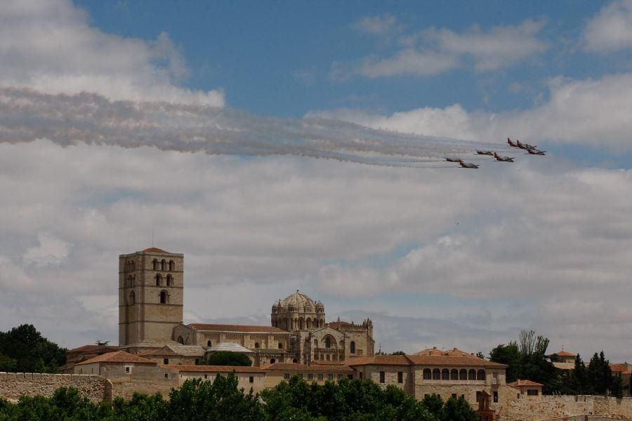 Ensayos de la Patrulla Águila en Zamora