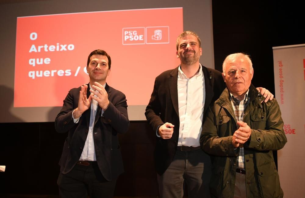 Presentación del candidato del PSOE de Arteixo