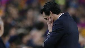 eprozas37598702 psg head coach unai emery reacts at the end of the champions170308234810