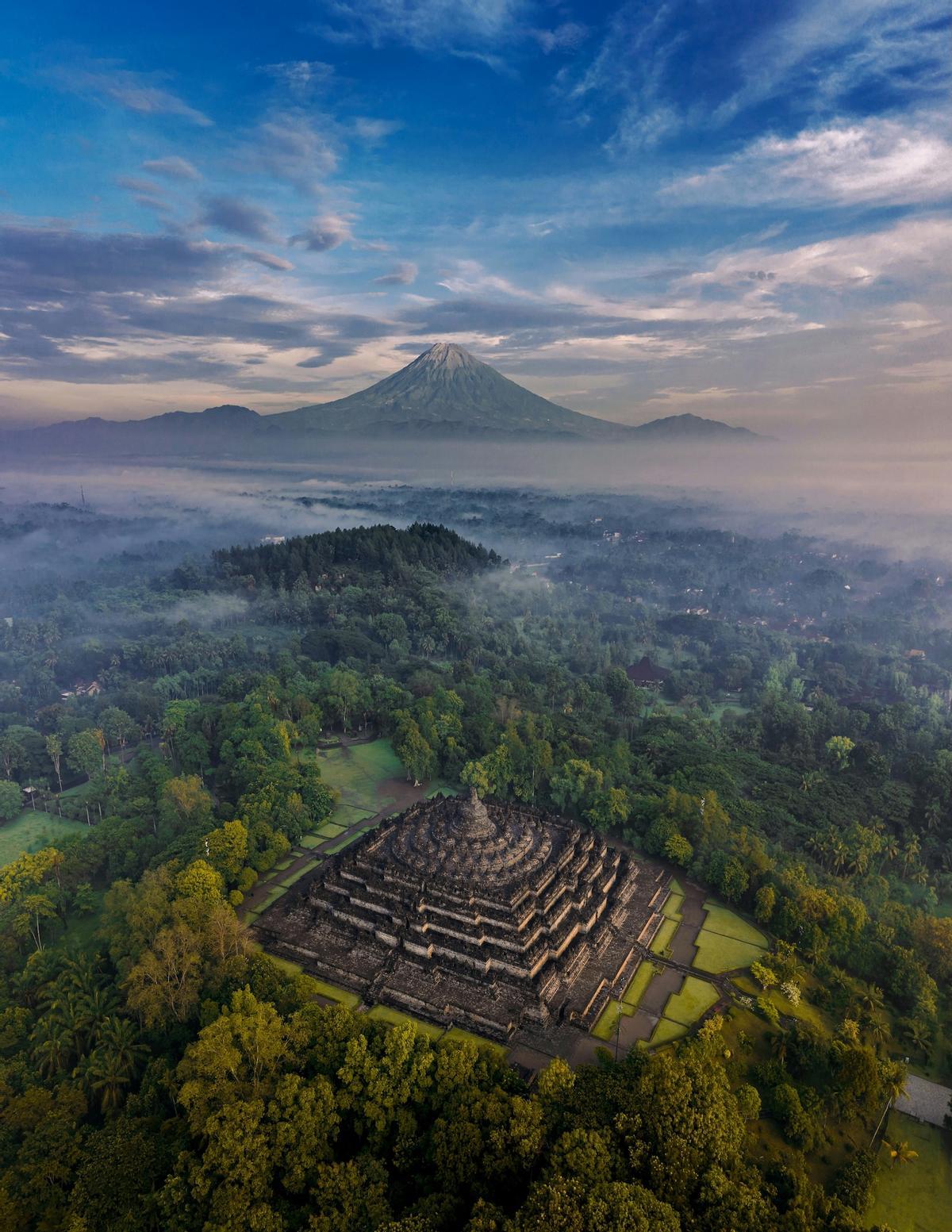 El templo se oculta en mitad de la selva