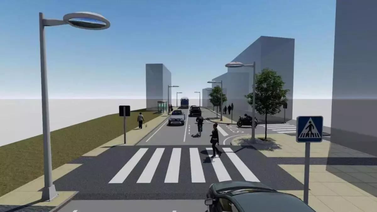 Proxecto de remodelación integral da Avenida da Grabanxa, en Oroso