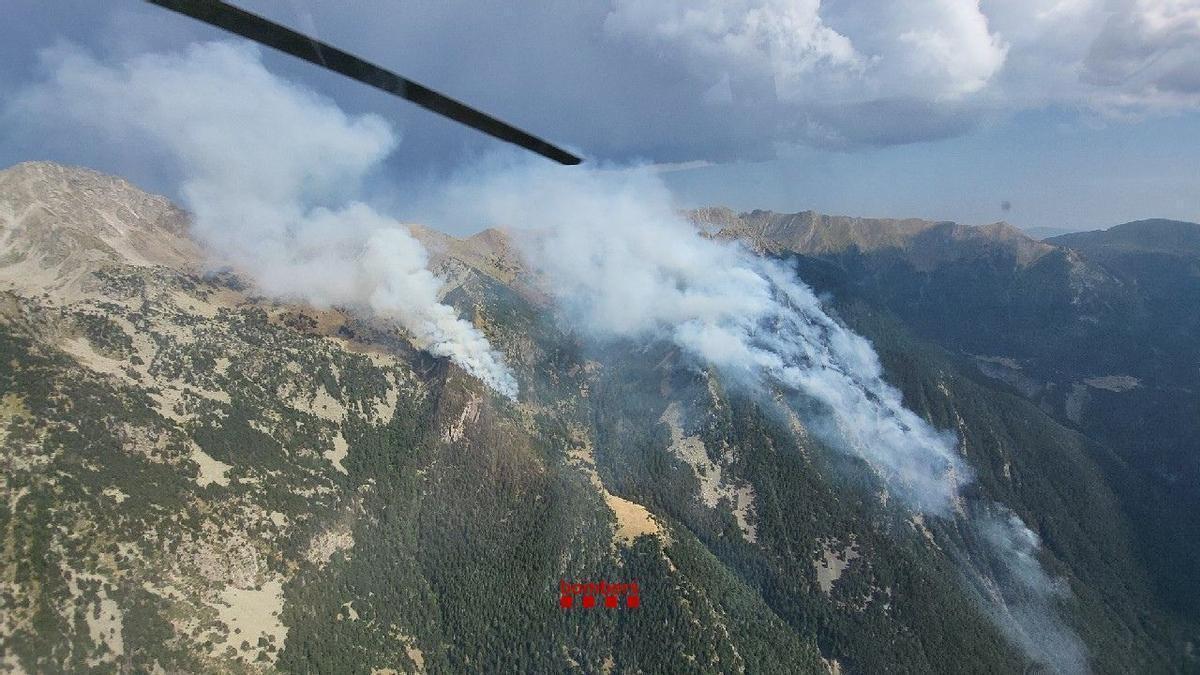 Incendio en Senet