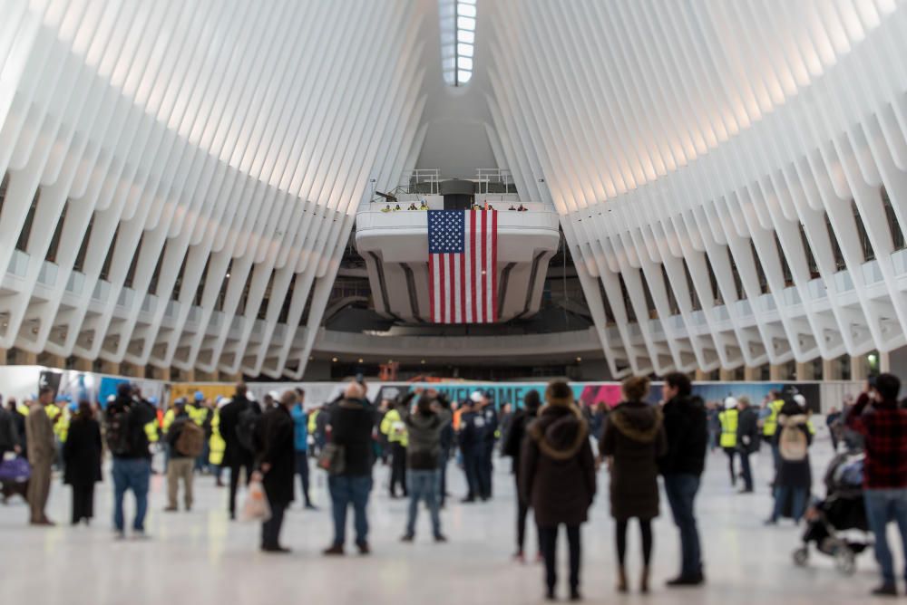 Calatrava "satisfecho" con la nueva estación de Nueva York