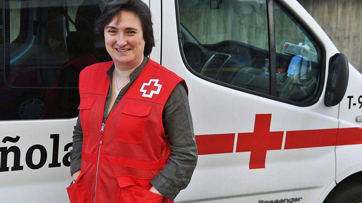 La presidenta de Cruz Roja A Coruña, Mercedes Casanova.