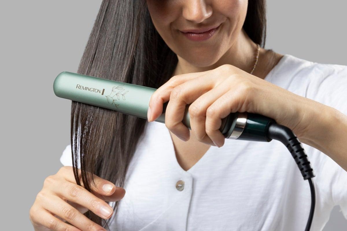 Plancha de pelo de Remignton de la nueva colección Botanicals.