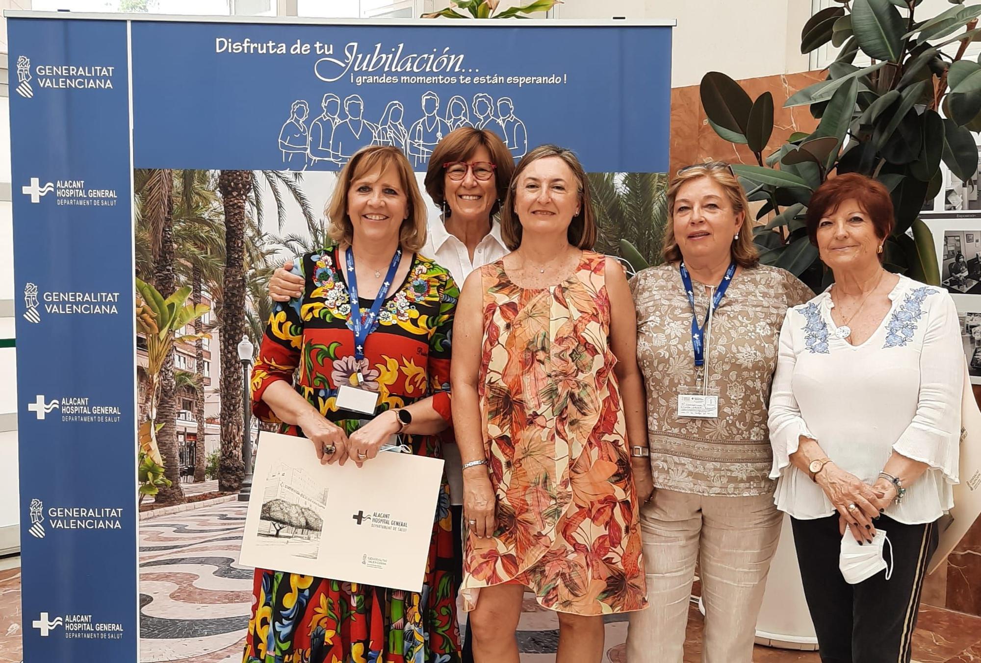 Homenaje al personal jubilado del Hospital General de Alicante