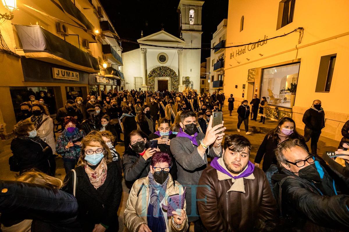 Dos años después de que el mundo se parara por el estallido de la pandemia de coronavirus, las puertas de la iglesia de San Jaime y Santa Ana se han vuelto a abrir al filo de las 5.30 de la madrugada para festejar de nuevo el 16 de Marzo, el día en el que se conmemora la Trobada de la Mare de Déu