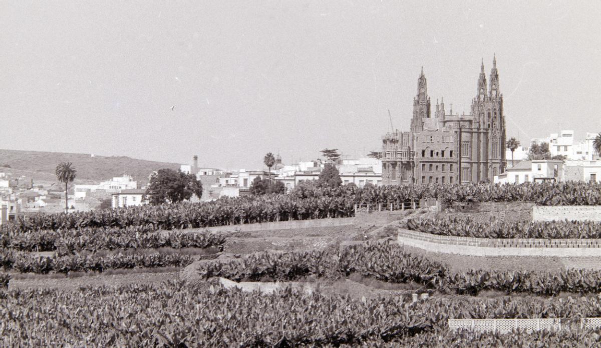 Fotografía antigua de Arucas.
