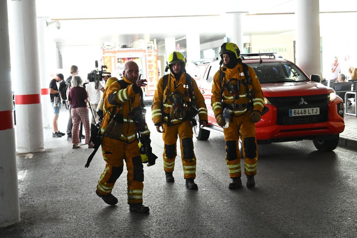 Incendio en el Hospital de Torrevieja
