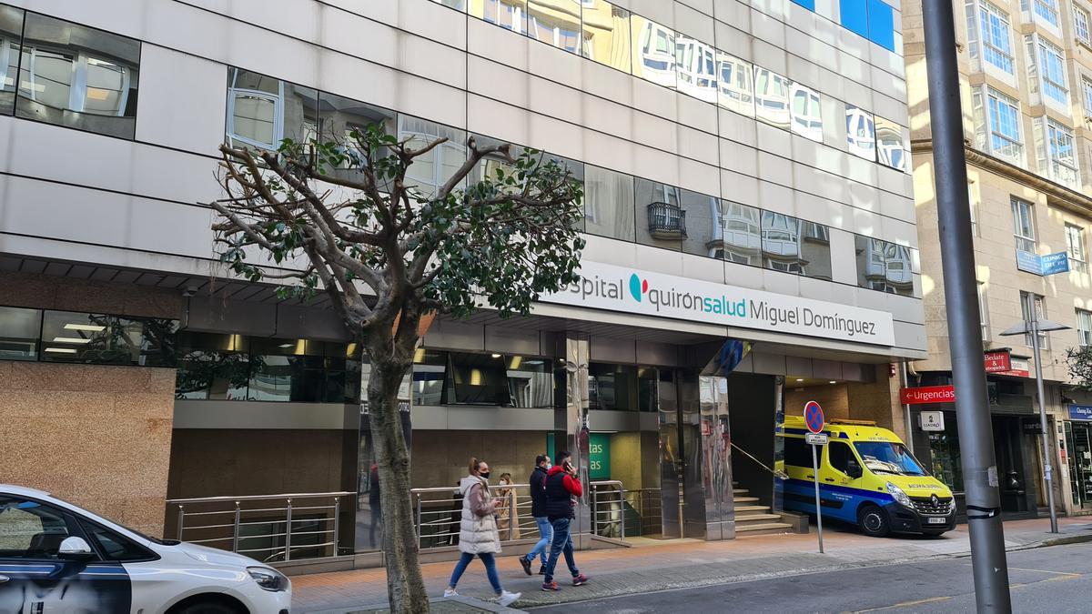 El hospital Quirónsalud Miguel Domínguez, en Pontevedra