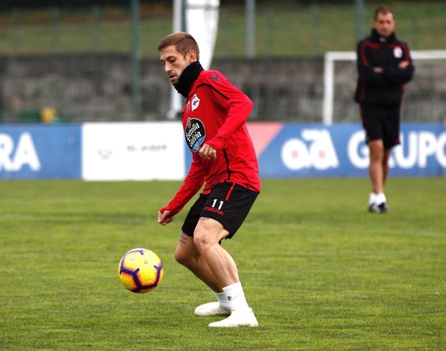 El Dépor vuelve a entrenar tras ganar al Osasuna