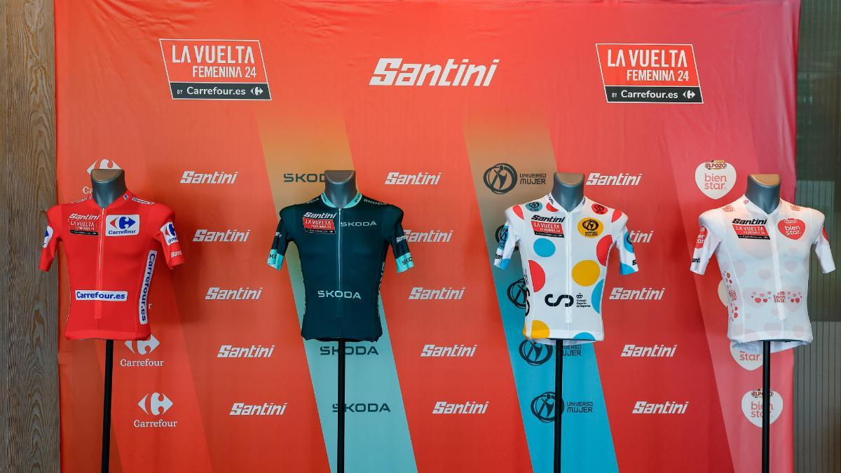 Los maillots de La Vuelta España femenina 2024