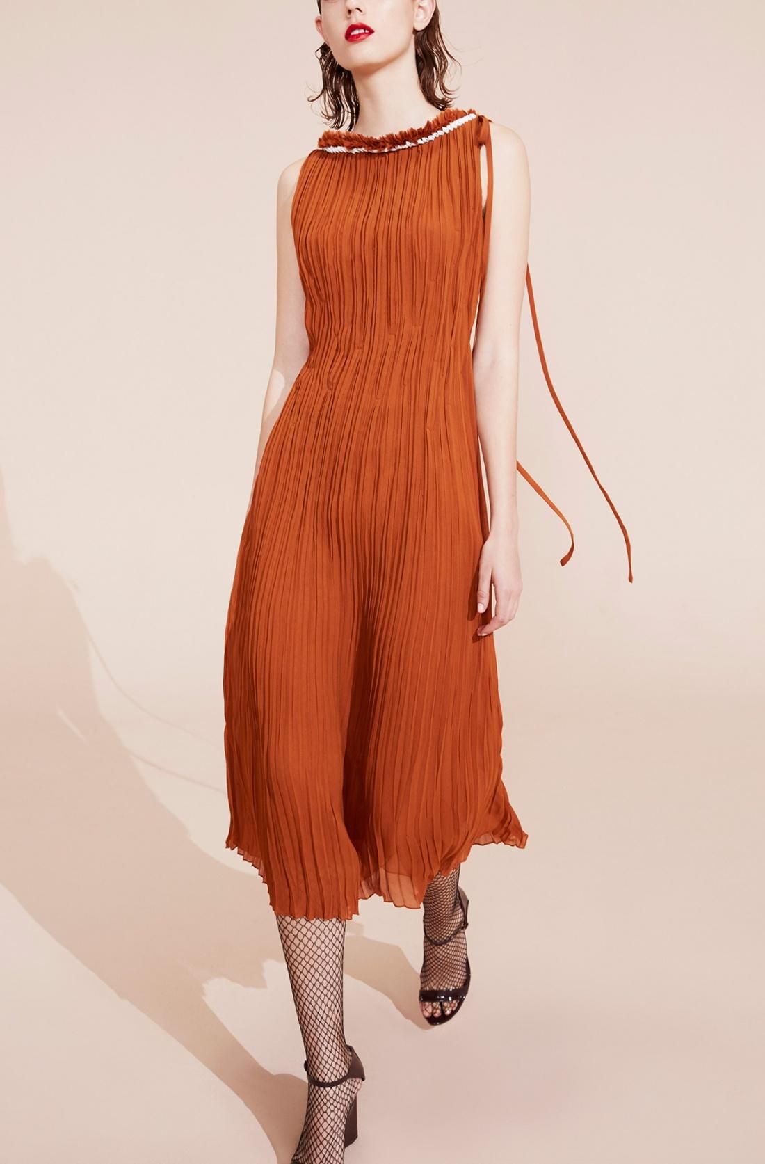 Vestido drapeado, Nina Ricci