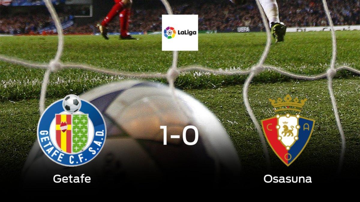Tres puntos para el equipo local: Getafe 1-0 Osasuna