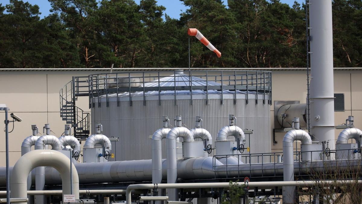 Instalaciones del gasoducto Nord Stream 1 en Lubmin (Alemania).