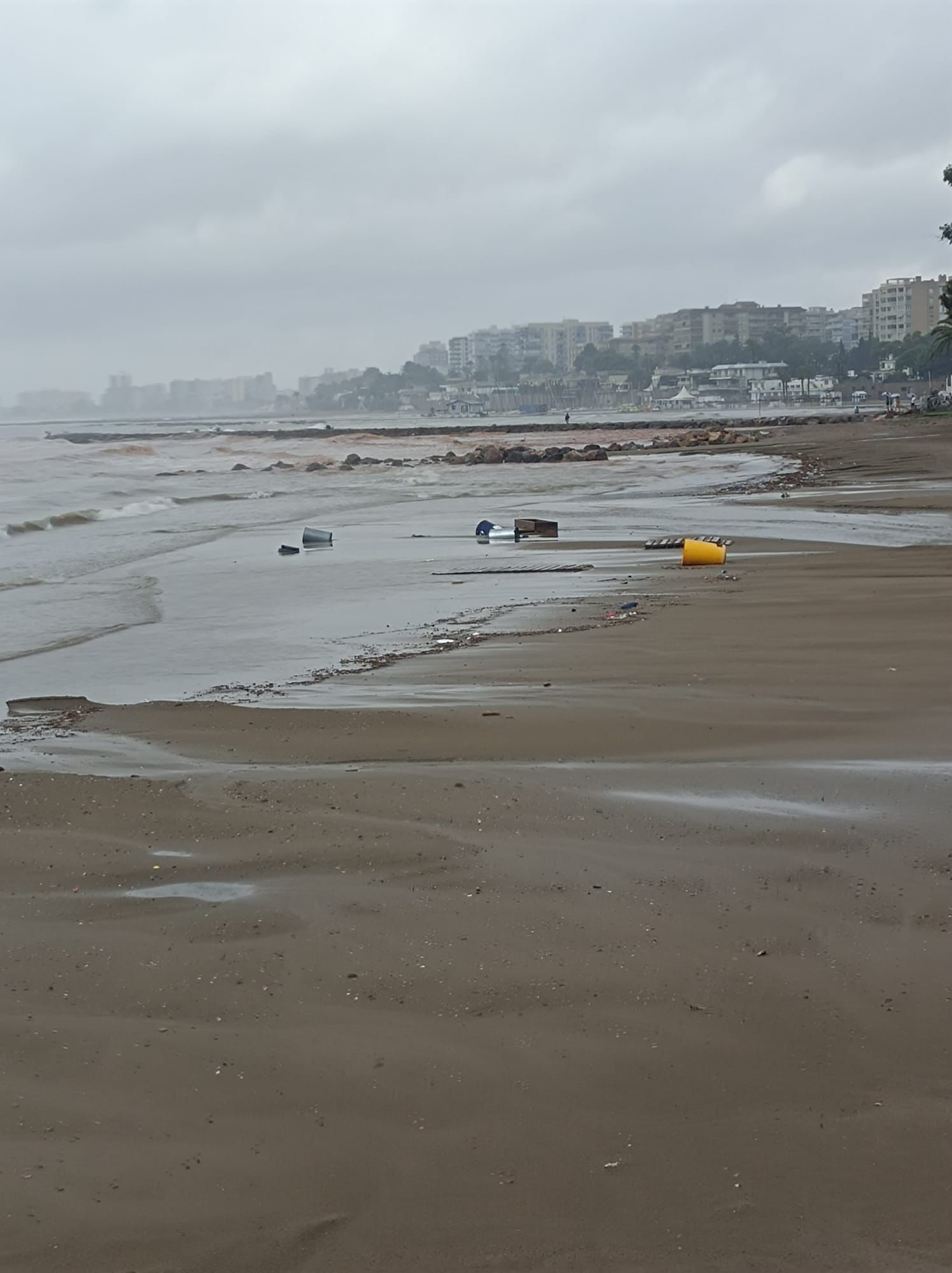 Impactantes imágenes del aguacero caído en Benicàssim