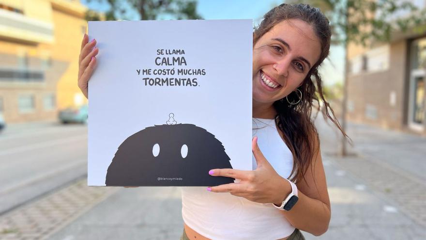 La ilustradora de @blancoymiedo, Marta Marín: «Perseguimos la felicidad cuando el objetivo tendría que ser lograr la calma»