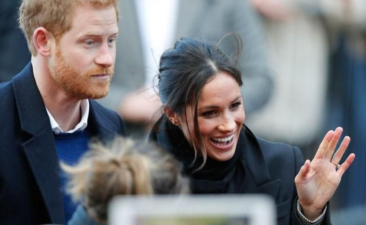 El príncipe Harry y su prometida Meghan Markle visitan Gales