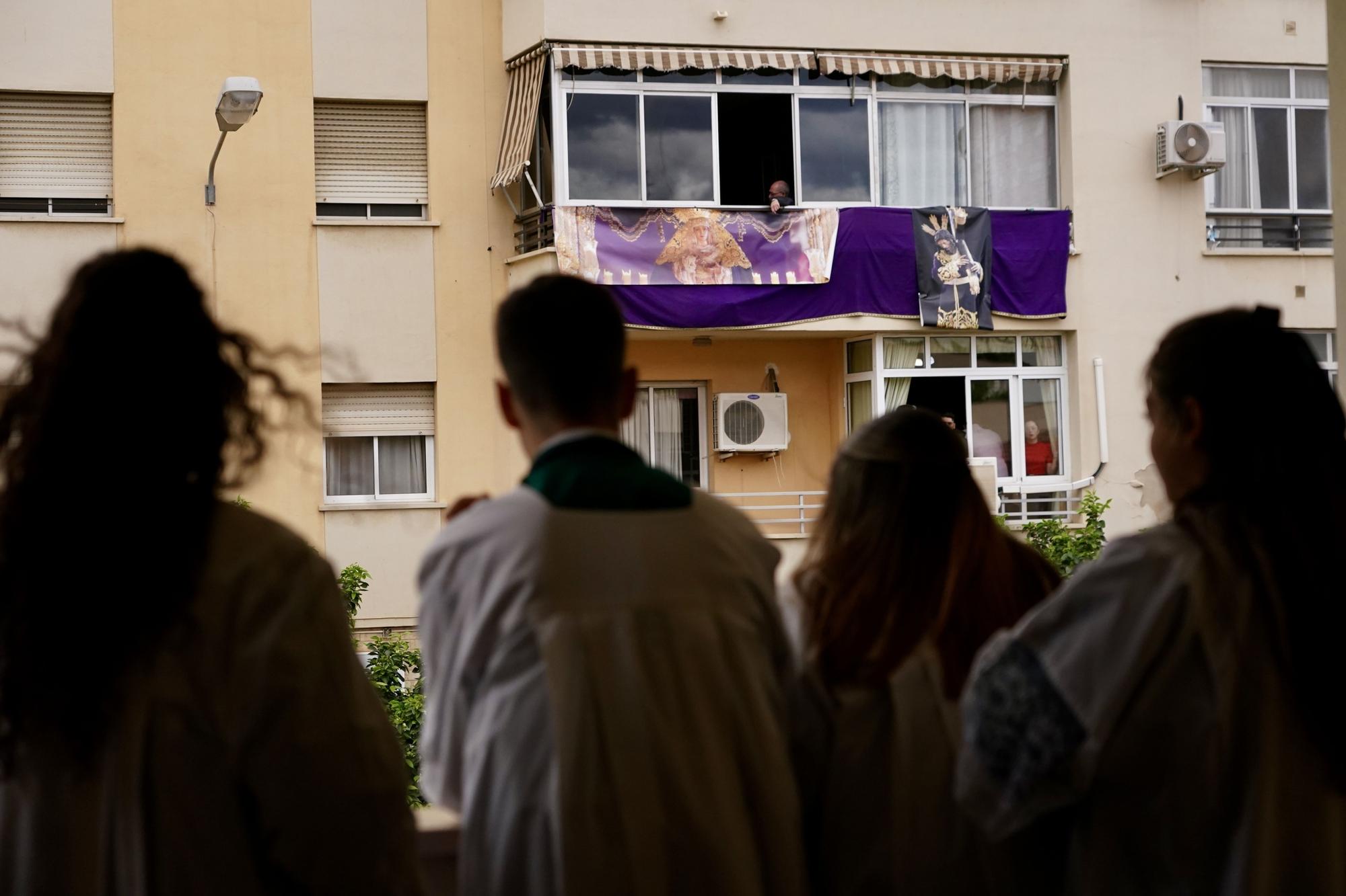 Salida procesional de la Cofradía de Nueva Esperanza, en el Martes Santo de 2024.