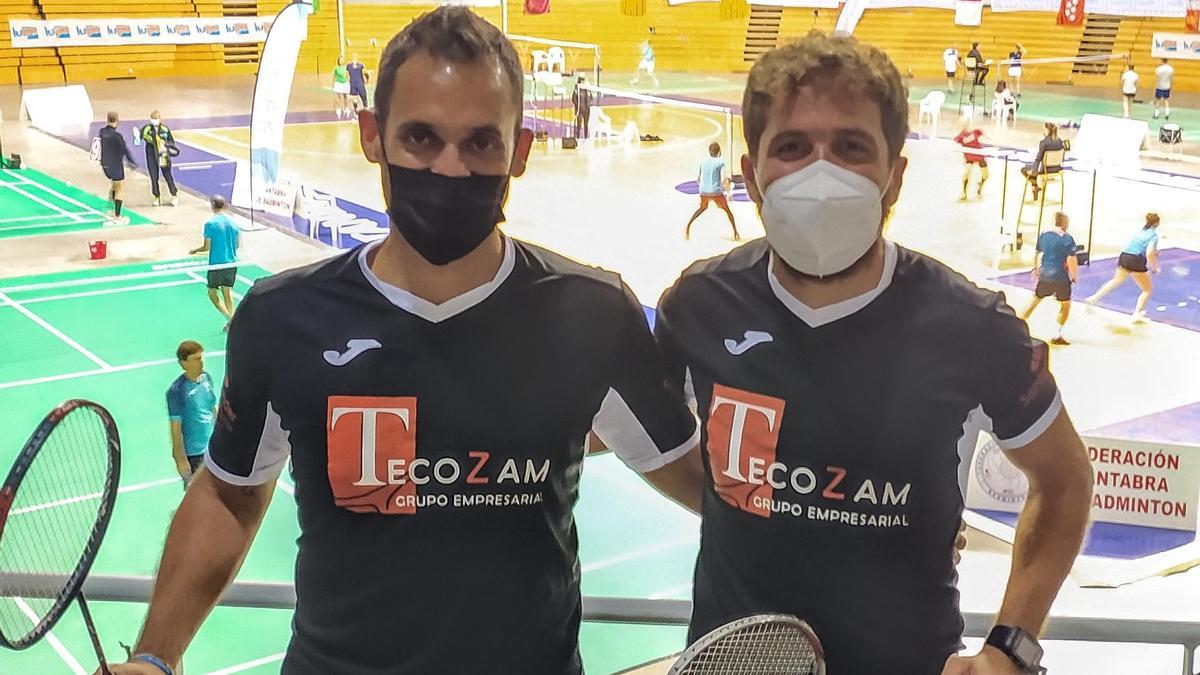 Aitor Llandrés y Raúl López, del CD Bádminton Zamora