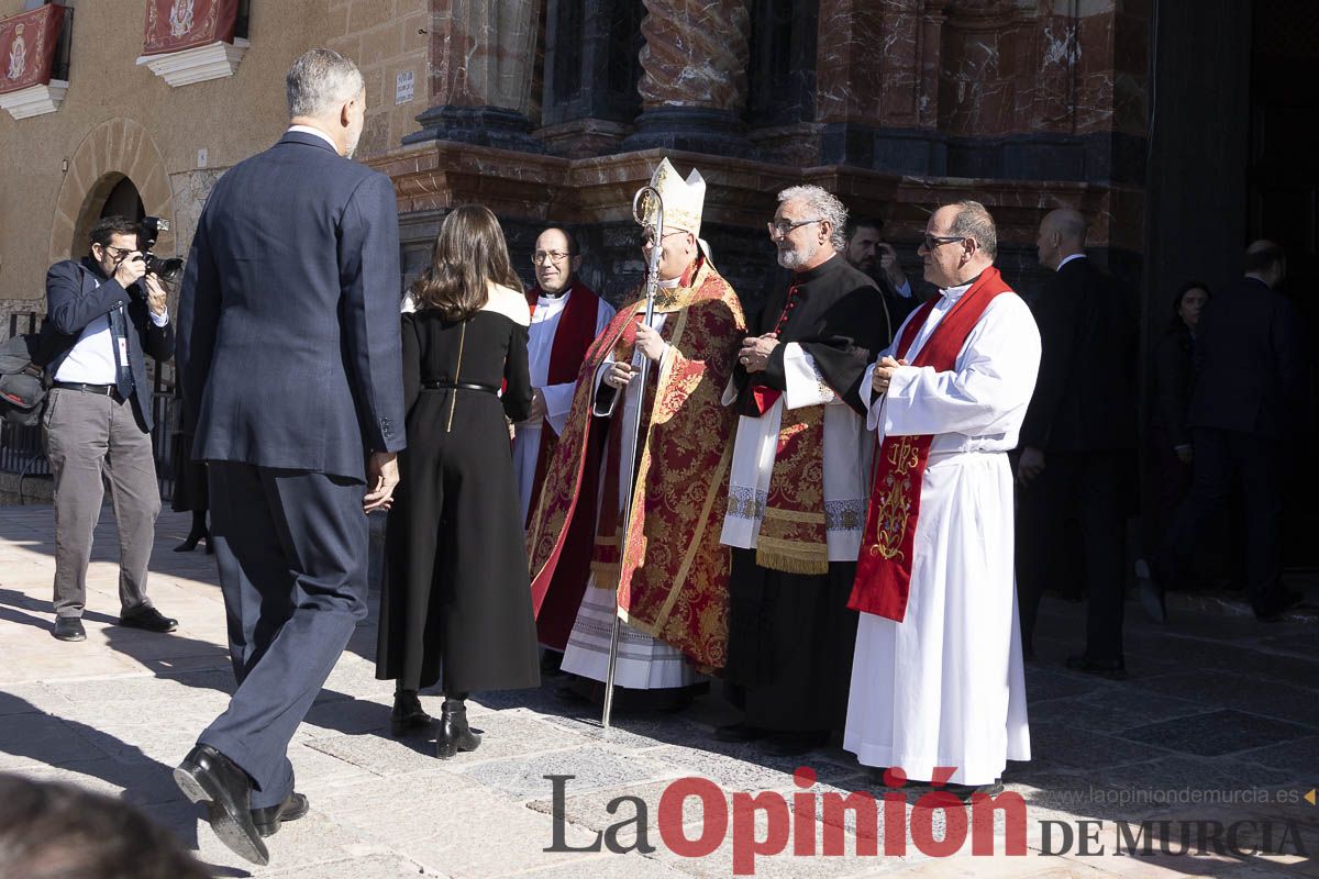 Visita de los reyes de España a Caravaca (explanada de la Basílica)