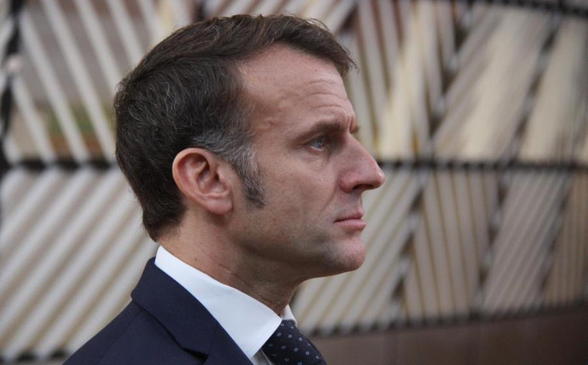 Emmanuel Macron, president de França, en unes declaracions prèvies al Consell Europeu