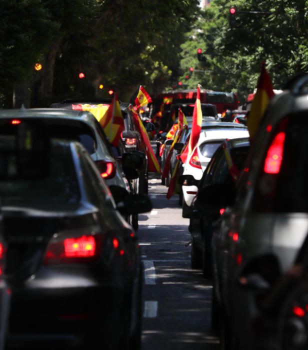 Manifestación contra el Gobierno convocada por Vox en Valencia