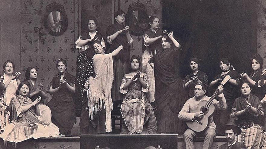 Café cantante El Burrero de Sevilla.