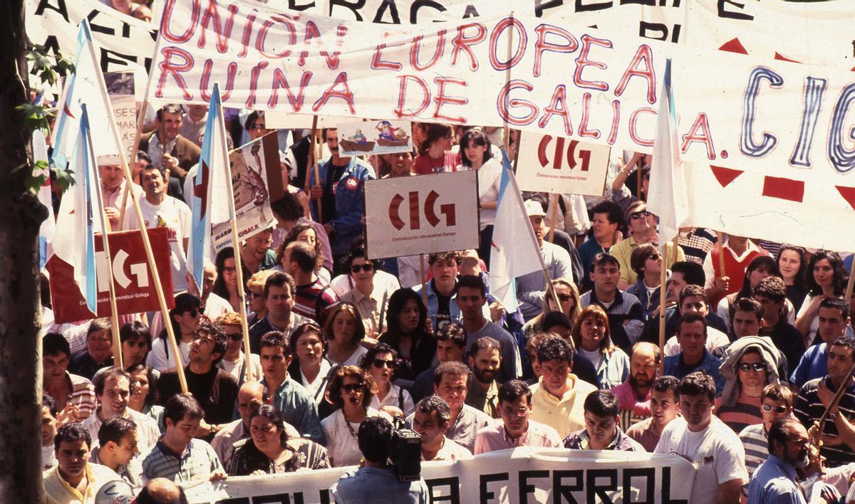 La Guerra del Fletán: la manifestación que invadió Vigo