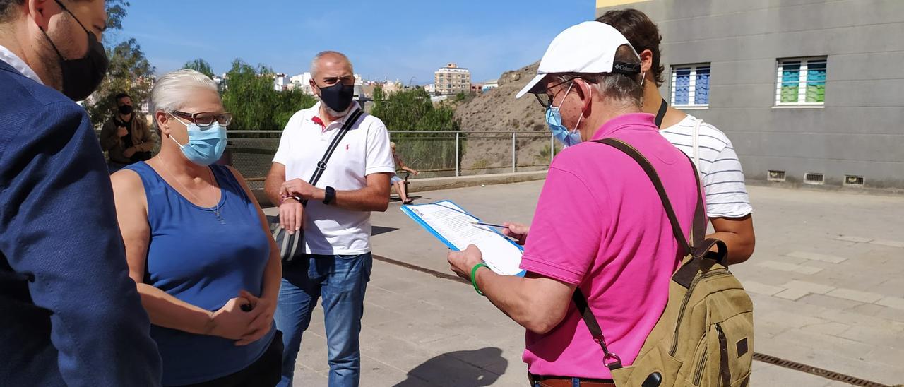 Proyecto comunitario de Mojo de Caña en uno de los barrios de la ciudad