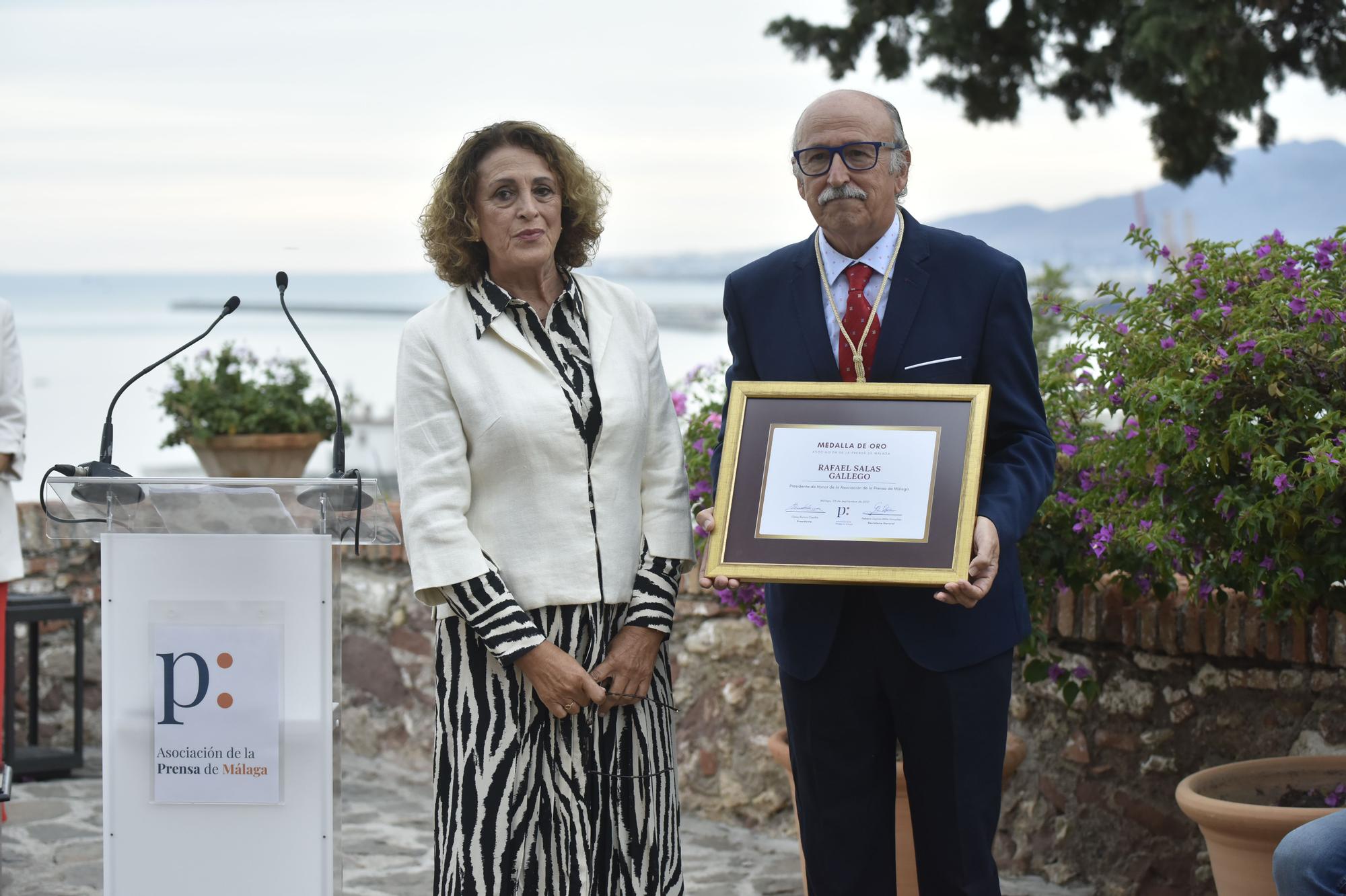 Entrega de las medallas de oro de la Asociación de la Prensa de Málaga