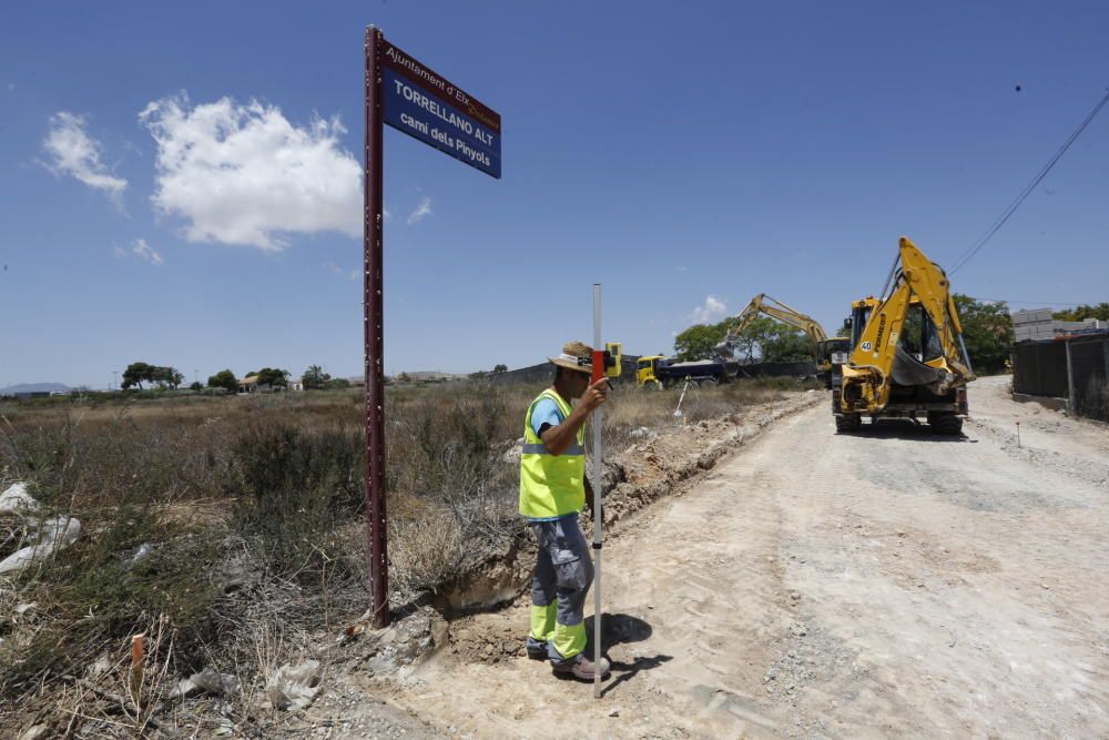 Las obras del carril bici al Parque Empresarial, e