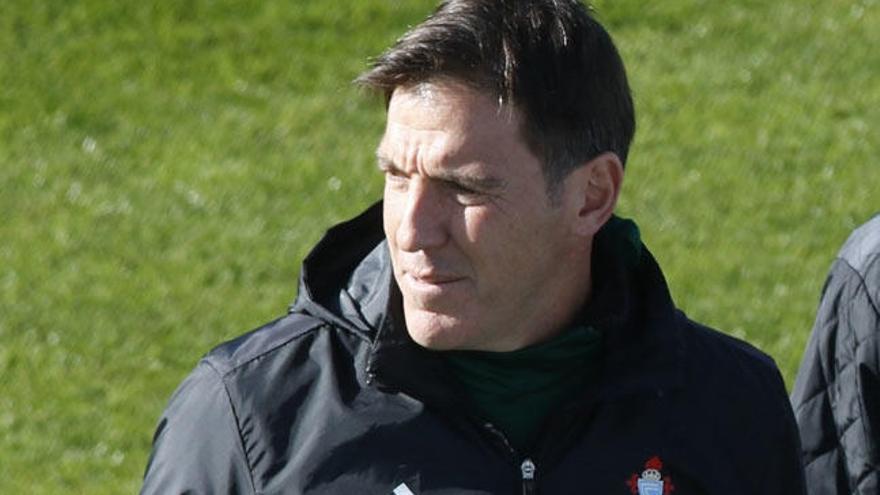 &#039;Toto&#039; Berizzo, esta mañana // R.Grobas