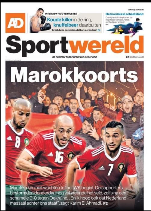 Portada SPORTWERELD sábado 2 de junio 2018