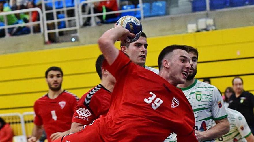 Martín durante un partido con el Alcobendas.