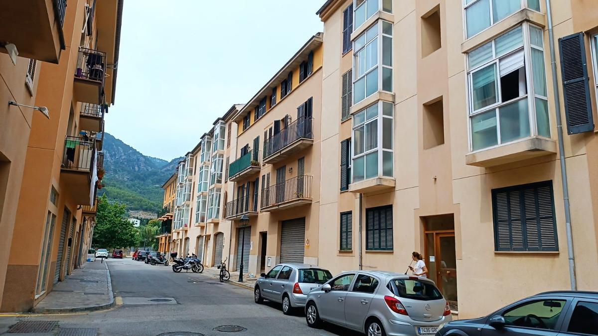 Calle Filadora de Sóller donde ha ocurrido una pelea a cuchilladas entre dos vecinos.