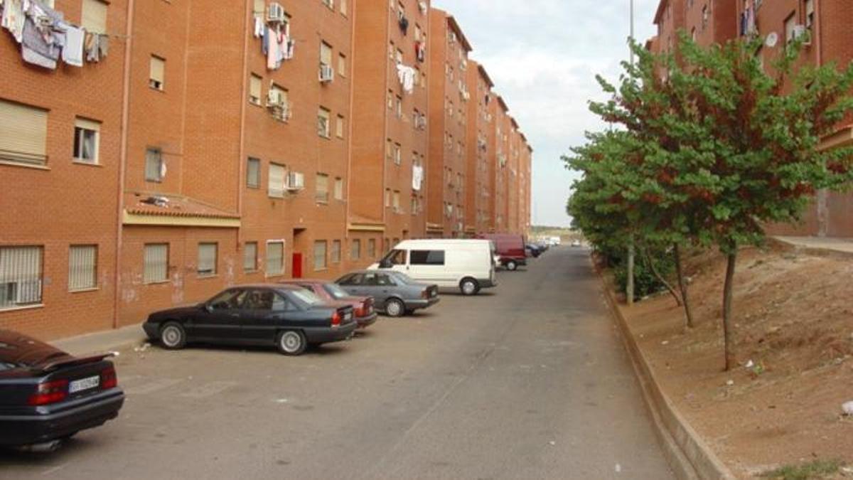 Calle Germán Sellers de Paz de Cáceres.
