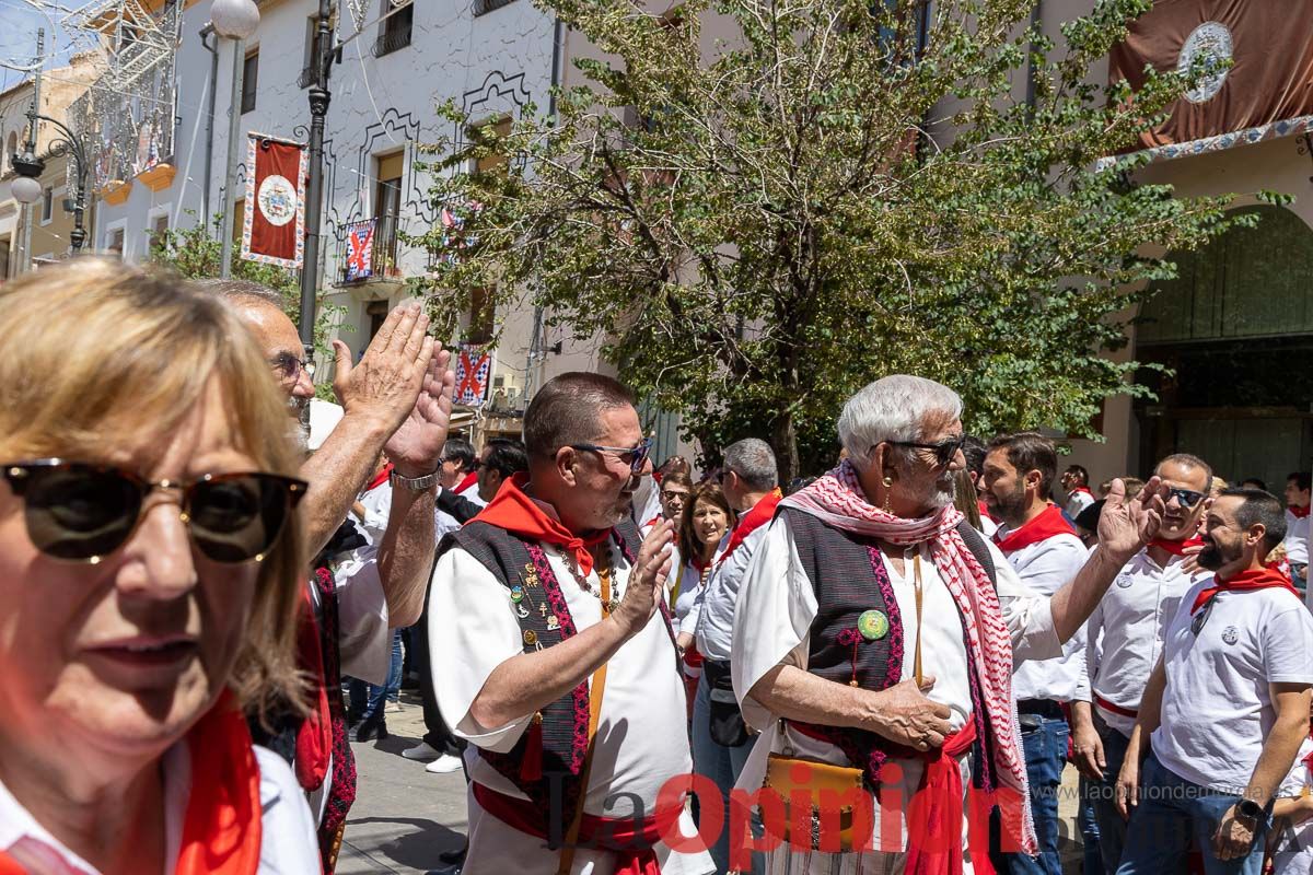 Moros y Cristianos en la mañana del dos de mayo en Caravaca
