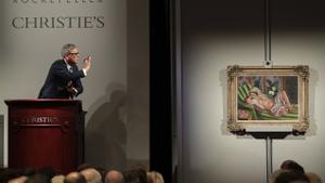 La subasta en Christies de una de las odaliscas de Matisse, Odalisque couchee aux magnolias, que se vendió por 71,5 millones de dólares en 2018. 