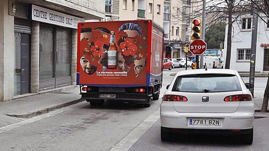 El carrer on es va produir l&#039;accident de trànsit