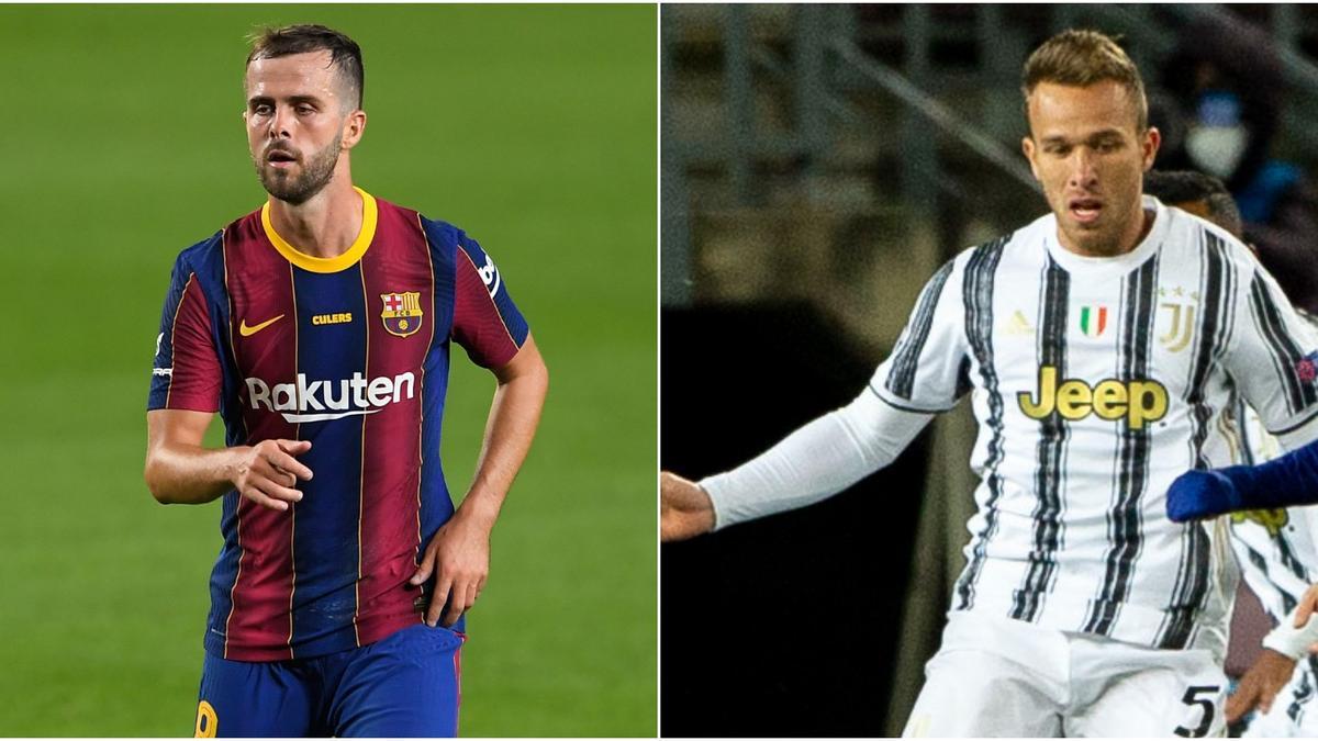 Pjanic en el Barça y Arthur Melo en la Juventus de Turín