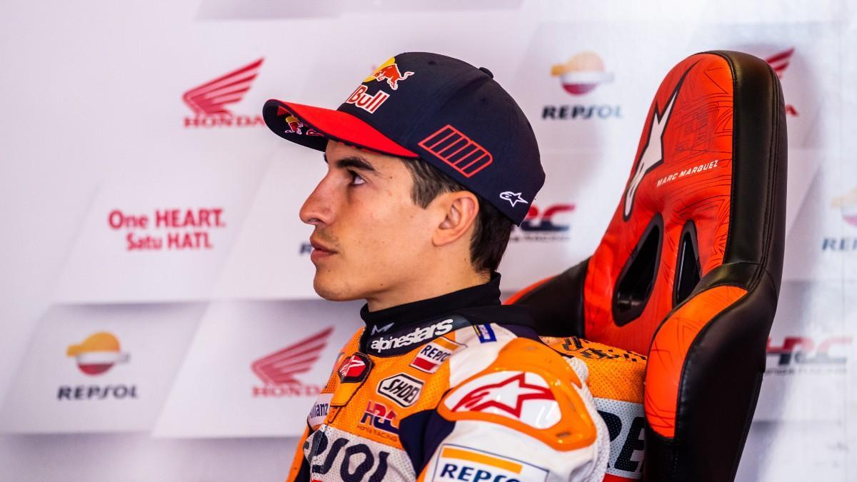 Marc Márquez, hoy en el box