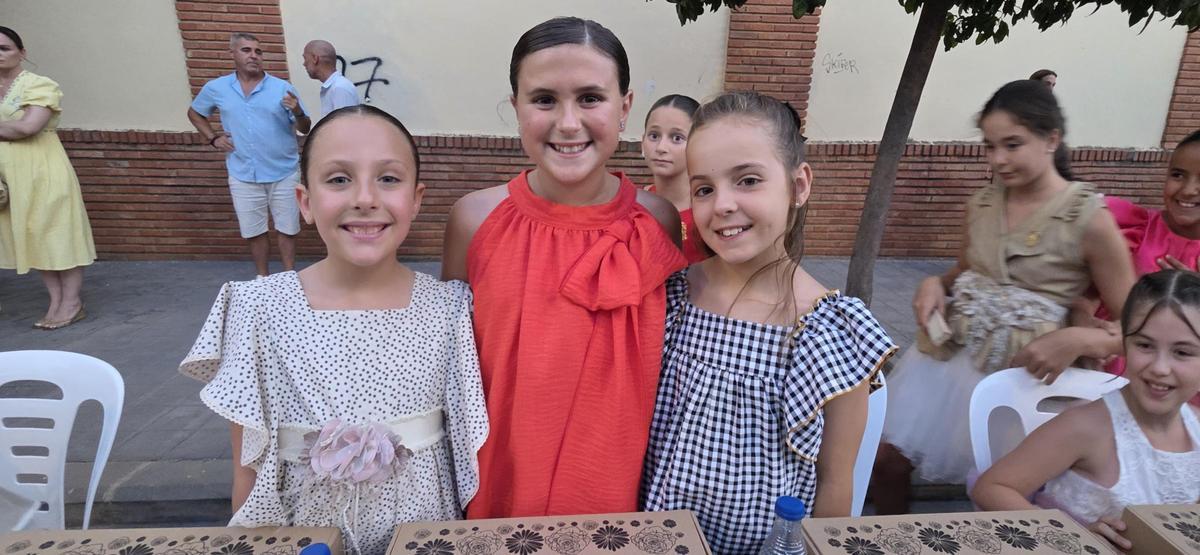 Candidatas a Fallera Mayor Infantil de València 2027 en el Sopar de la Punxà