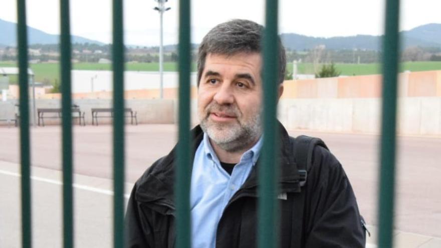 Jordi Sànchez, en tornar d&#039;un dels permisos