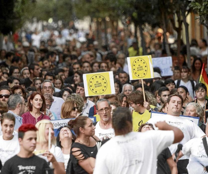 Mallorca con los refugiados